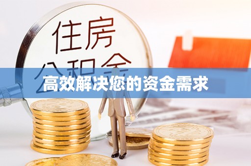天涯高效解决您的资金需求