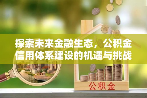 天涯探索未来金融生态，公积金信用体系建设的机遇与挑战