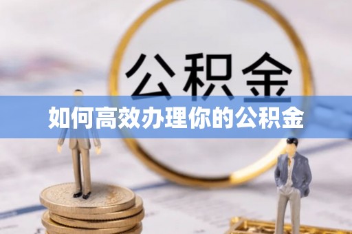 天涯如何高效办理你的公积金