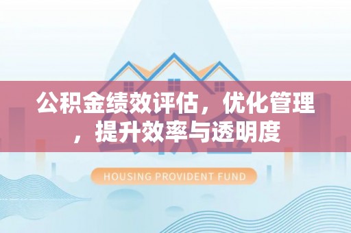 天涯公积金绩效评估，优化管理，提升效率与透明度