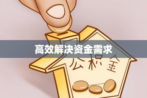 天涯高效解决资金需求