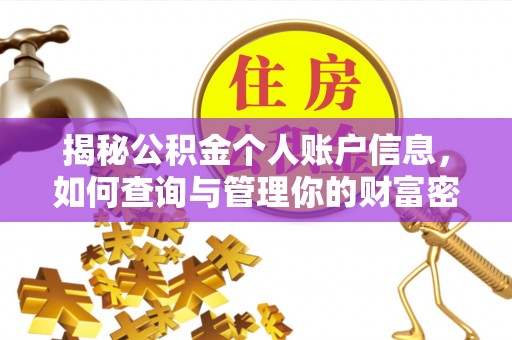 天涯揭秘公积金个人账户信息，如何查询与管理你的财富密码