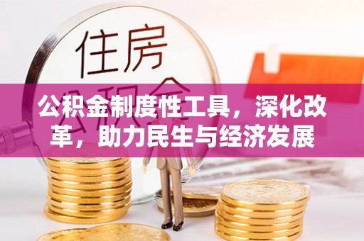 天涯公积金制度性工具，深化改革，助力民生与经济发展