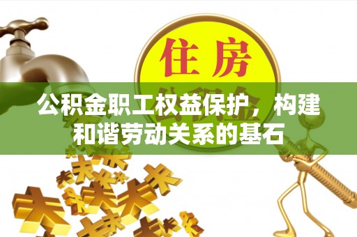 天涯公积金职工权益保护，构建和谐劳动关系的基石