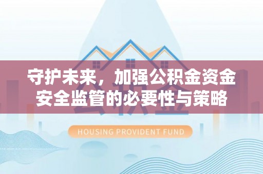 天涯守护未来，加强公积金资金安全监管的必要性与策略