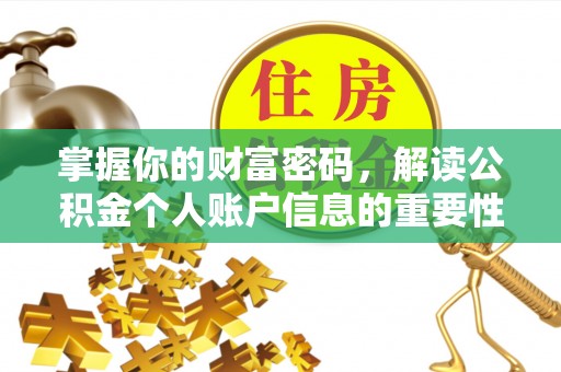 天涯掌握你的财富密码，解读公积金个人账户信息的重要性