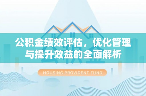 天涯公积金绩效评估，优化管理与提升效益的全面解析