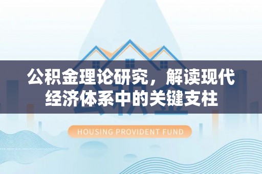 天涯公积金理论研究，解读现代经济体系中的关键支柱