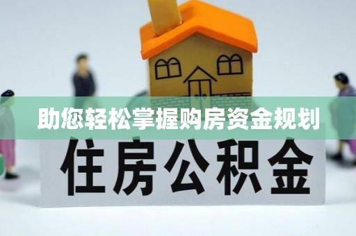 天涯助您轻松掌握购房资金规划