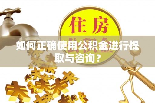 天涯如何正确使用公积金进行提取与咨询？